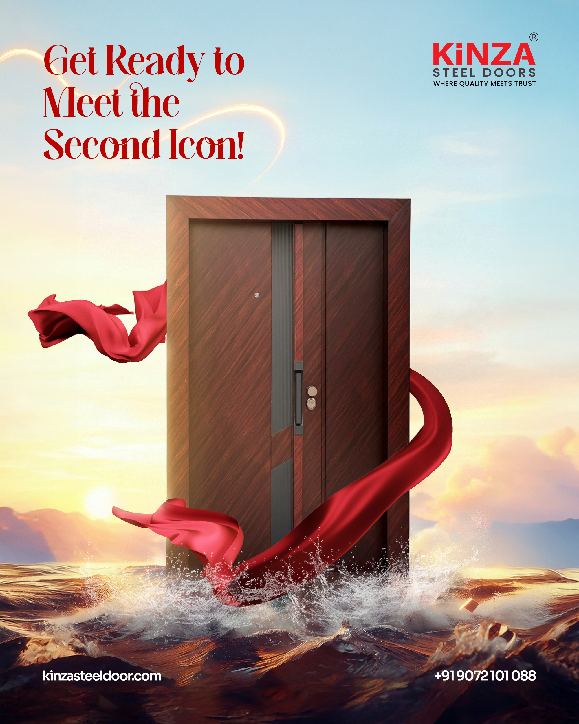 Kinza Steel Door Brand Creatives